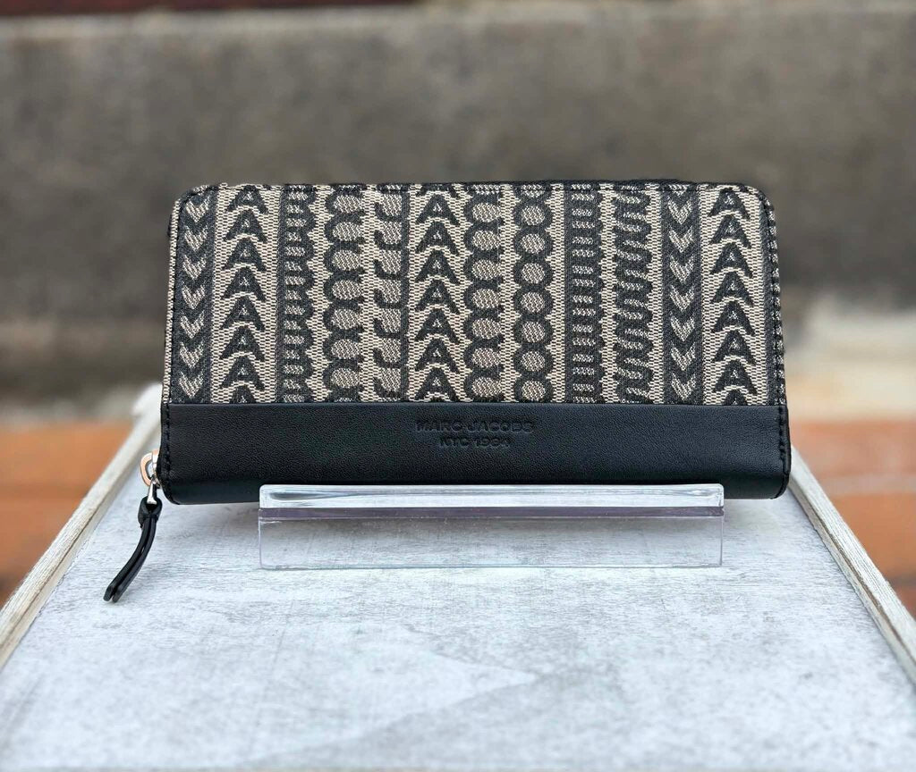Marc Jacobs The Monogram Jacquard Continental Wallet