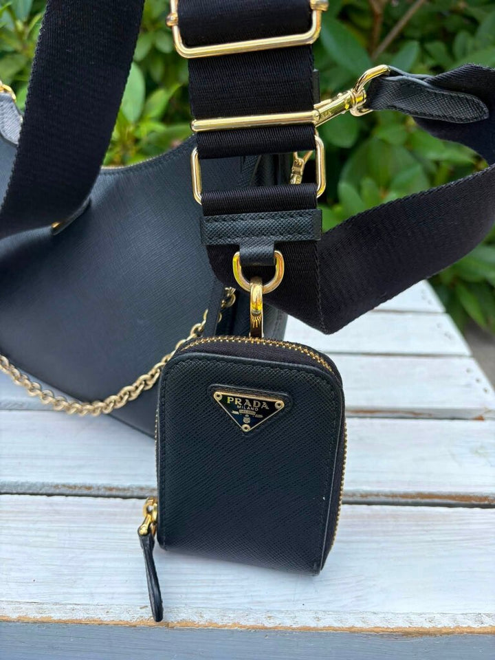 Prada Re-Edition 2005 Saffiano Leather Shoulder Bag