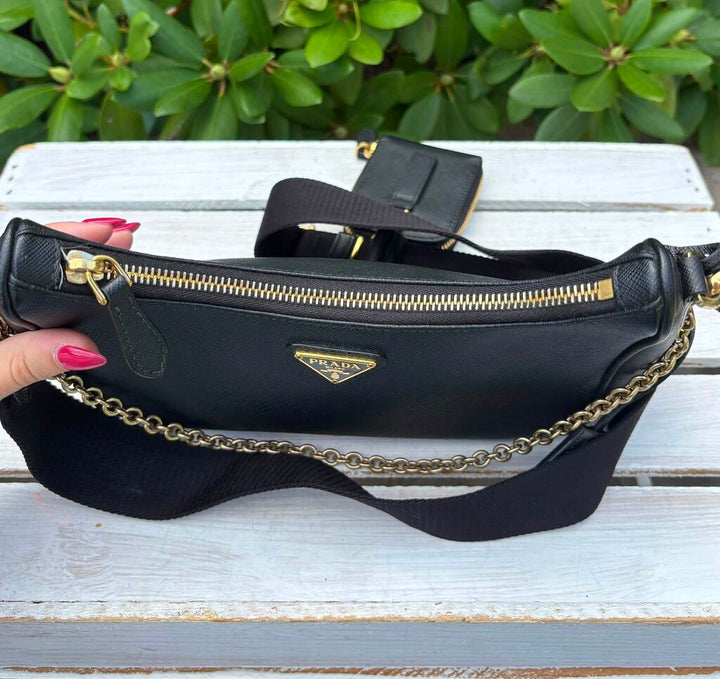 Prada Re-Edition 2005 Saffiano Leather Shoulder Bag