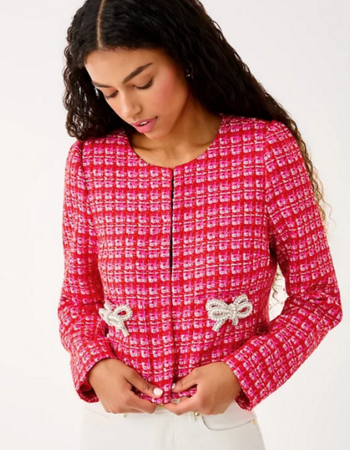 Lilly Pulitzer Kimia Boucle Jacket - Size 14 (Retails for $352)