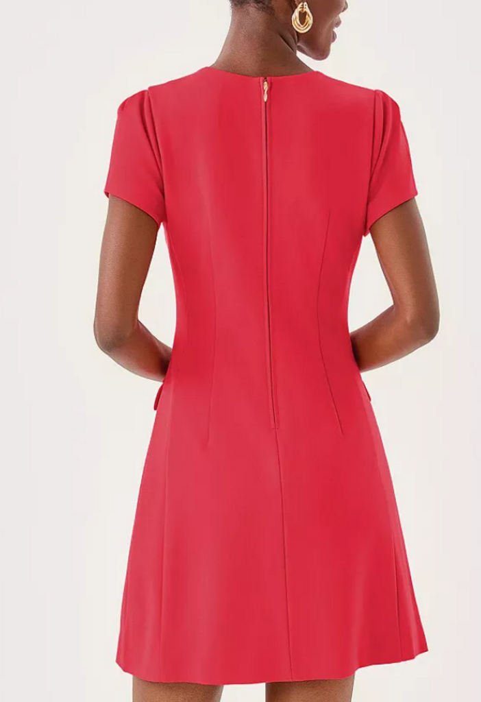 Lilly Pulitzer NWT Fallon Dress in Cherry Red - Size 14 (Retails for $218)