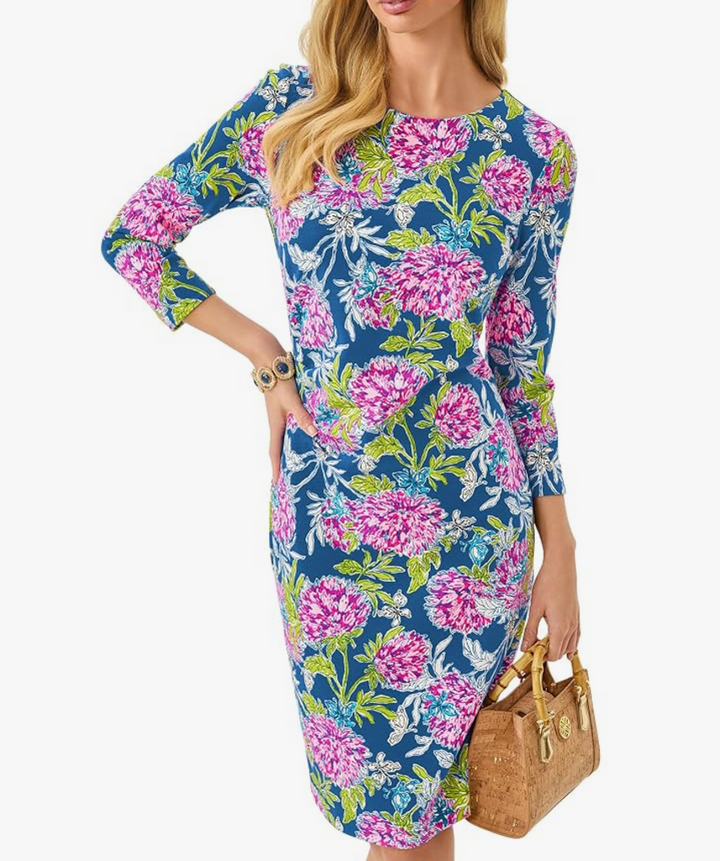 Lilly Pulitzer Kyrie 3/4 Sleeve Dress - Size 14 (Retails for $178)