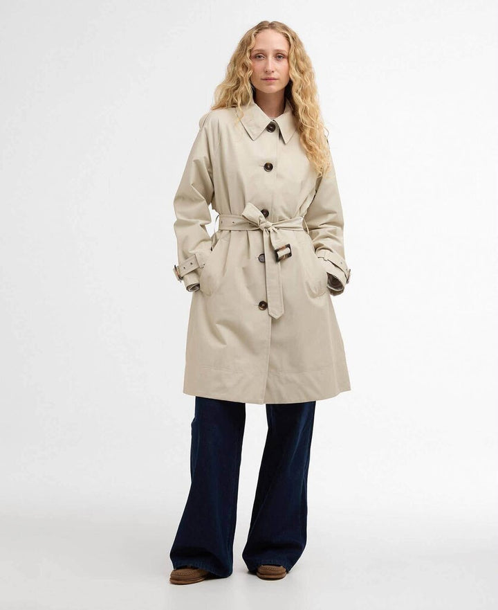 Barbour Maia Showerproof Trench Coat - Size 4 (Retails for $400)