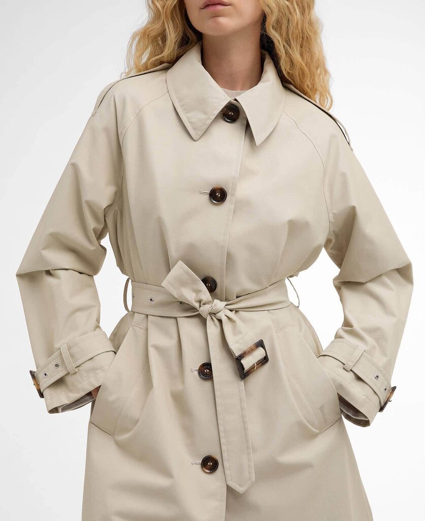 Barbour Maia Showerproof Trench Coat - Size 4 (Retails for $400)