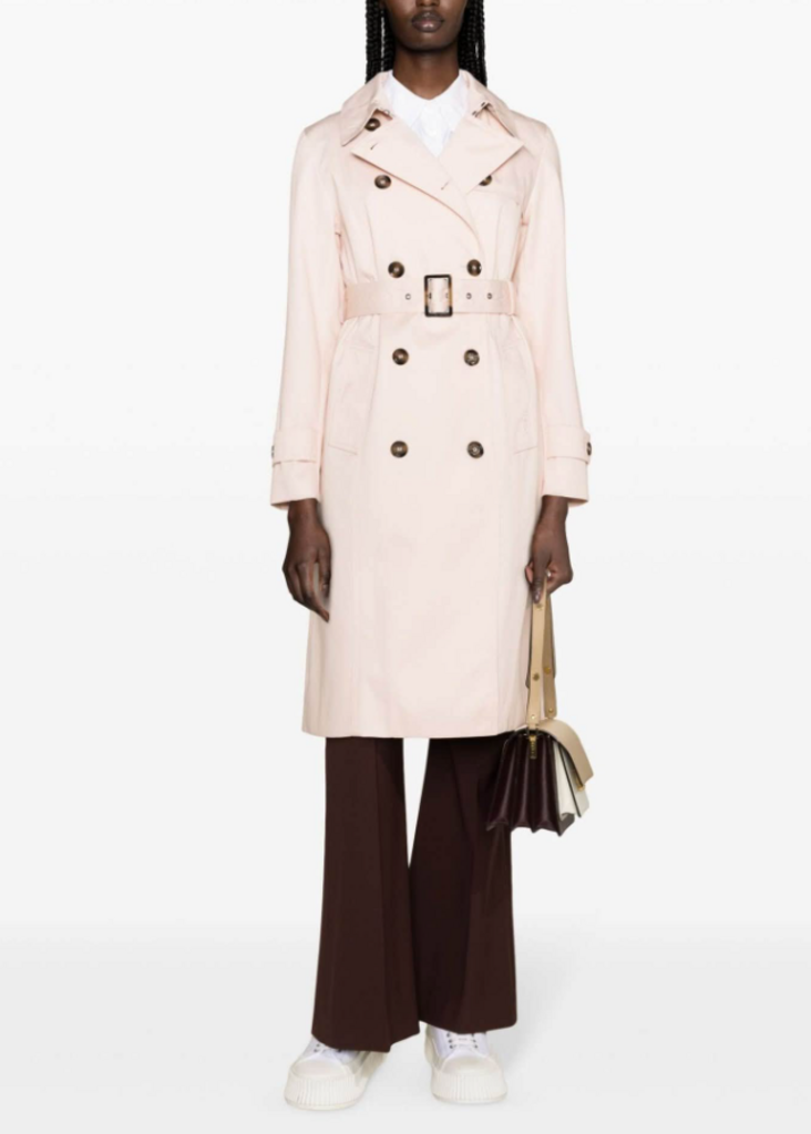 Barbour Greta Showerproof Trench Coat - Size 6 (Retails for $400)