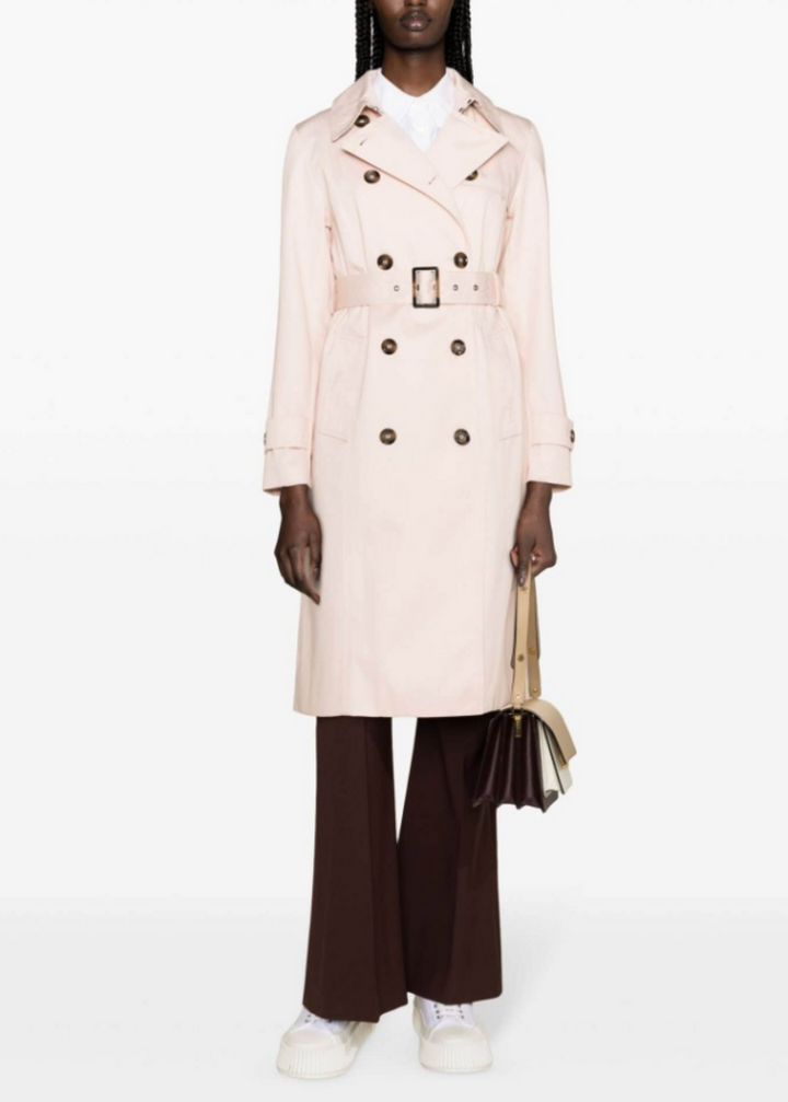 Barbour Greta Showerproof Trench Coat - Size 6 (Retails for $400)