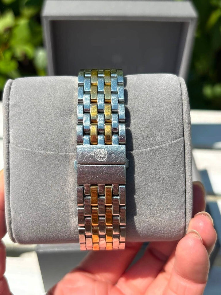 Michele Two-Tone Signature Deco Watch (Retails for $2,995)