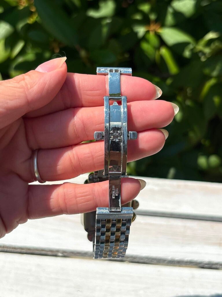 Michele Two-Tone Signature Deco Watch (Retails for $2,995)