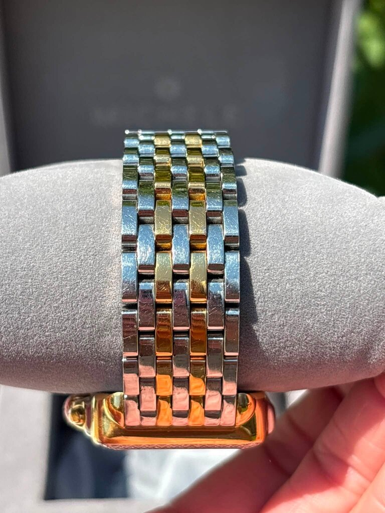 Michele Two-Tone Signature Deco Watch (Retails for $2,995)
