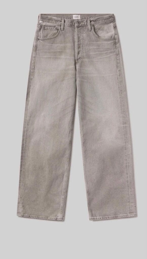 Citizens of Humanity Ayla Baggy Jeans In Quartz Grey- Size 26