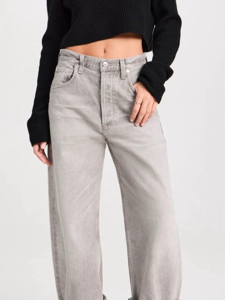 Citizens of Humanity Ayla Baggy Jeans In Quartz Grey- Size 26