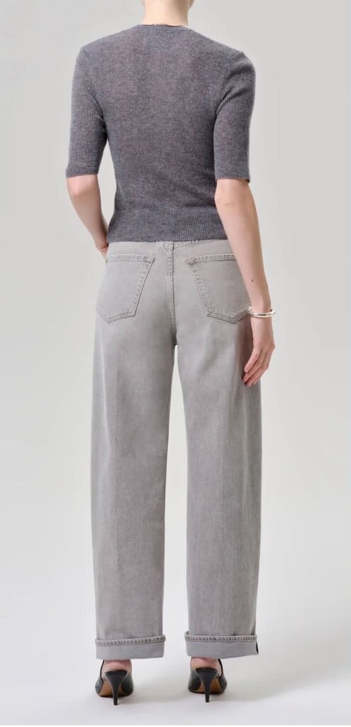 Citizens of Humanity Ayla Baggy Jeans In Quartz Grey- Size 26