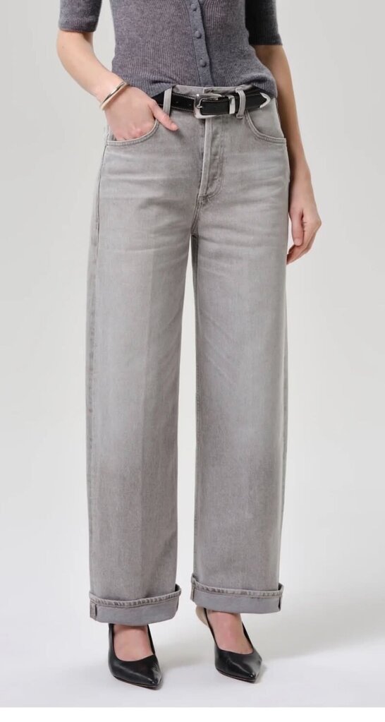 Citizens of Humanity Ayla Baggy Jeans In Quartz Grey- Size 26