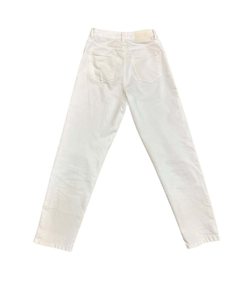 Zara High Rise White Jeans - Size 2