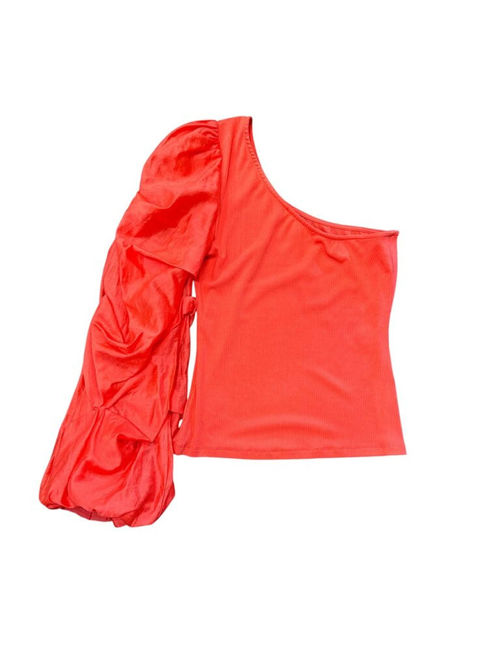 Anthropologie Sunday In Brooklyn Ruffled One Shoulder Top NWT - Size Medium