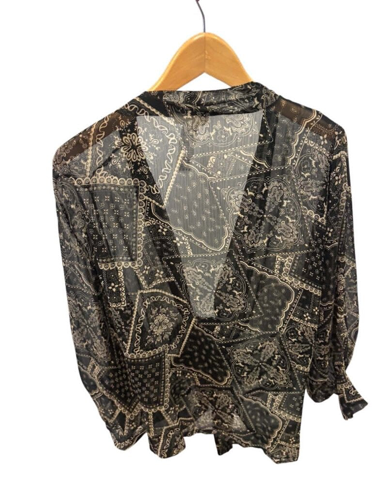 Free People Golden Hour Front Tie Top- One Size