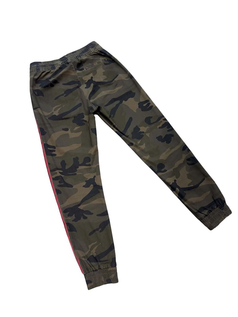 Aqua Camouflage Drawstring Pants- Size XS