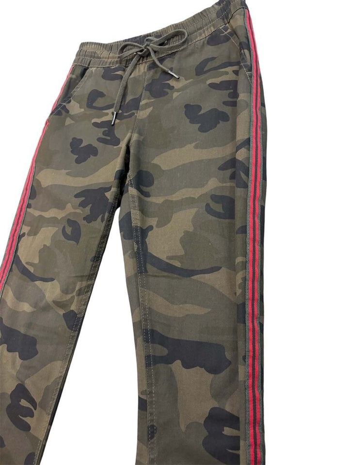Aqua Camouflage Drawstring Pants- Size XS