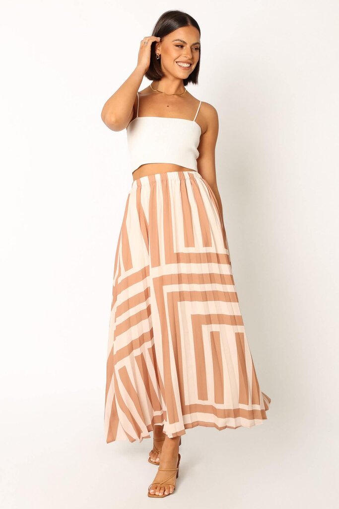 Petal & Pup Elke Pleat Midi Skirt - Size XL (Retails for $70)