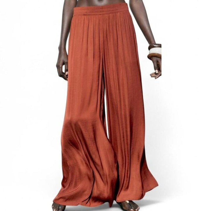 Zara Flowy Wide Leg Pant - Size Small