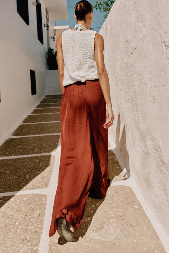 Zara Flowy Wide Leg Pant - Size Small