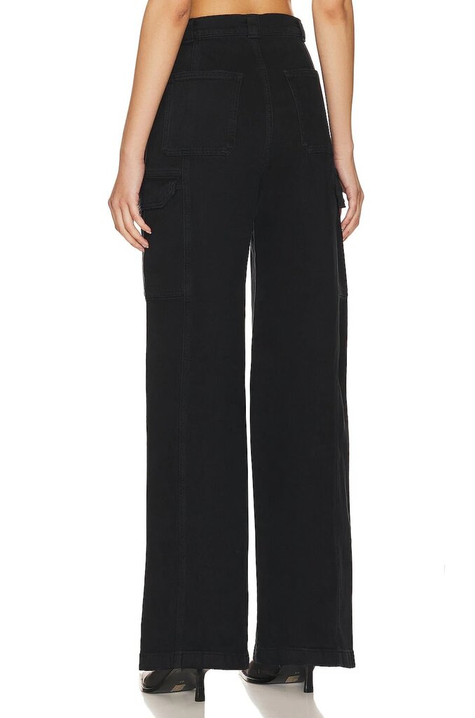 Hudson High Rise Cargo Jeans In Black - Size 24 (Retails for $245)