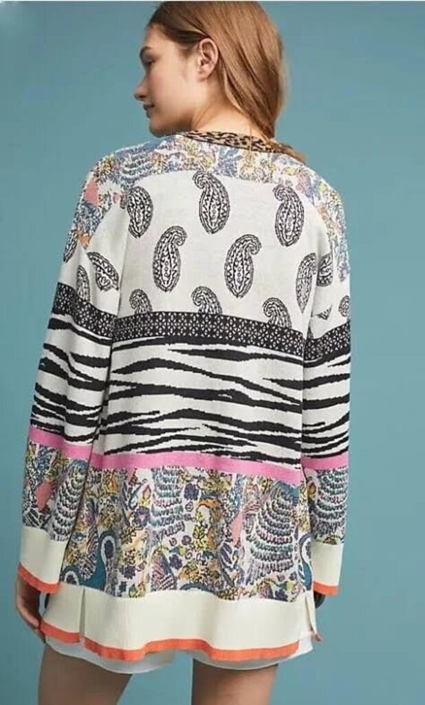 Anthropologie Bricolage Cardigan In Multi - Size XS