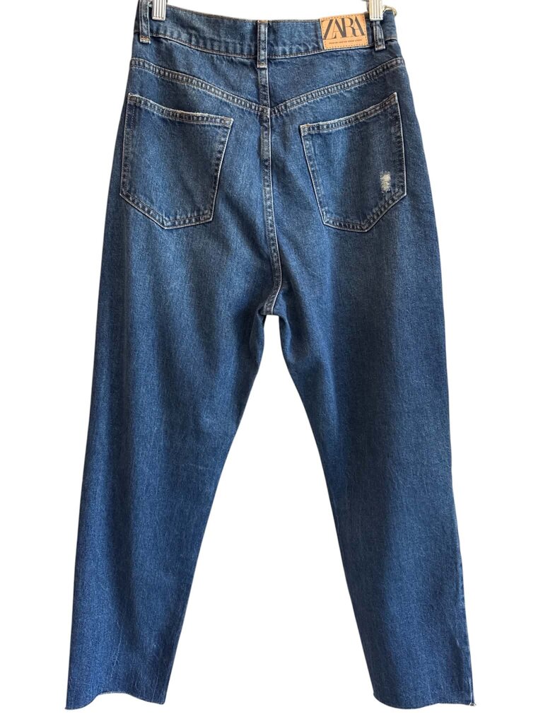 Zara High Rise Straight Leg Jeans - Size 6