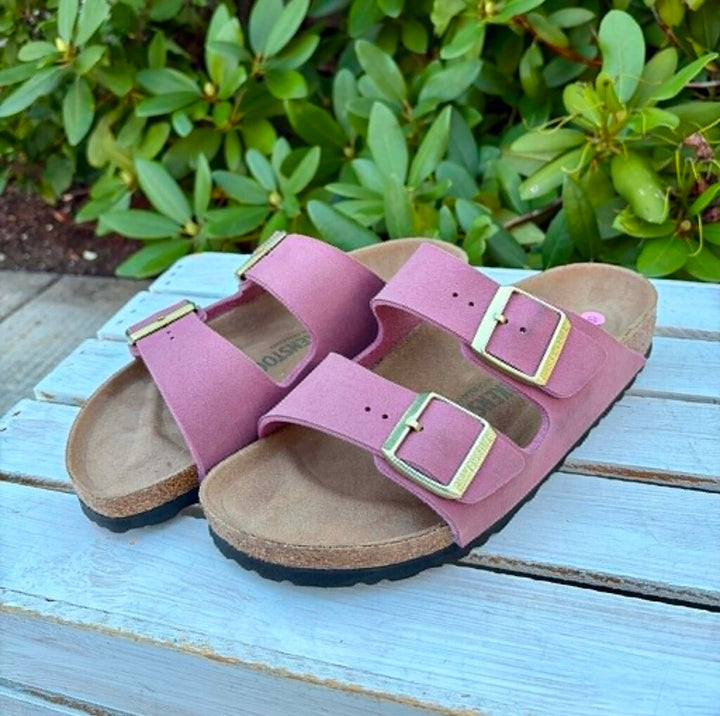 Birkenstock Arizona Synthetik Sandals in Berry Crush - Size 38