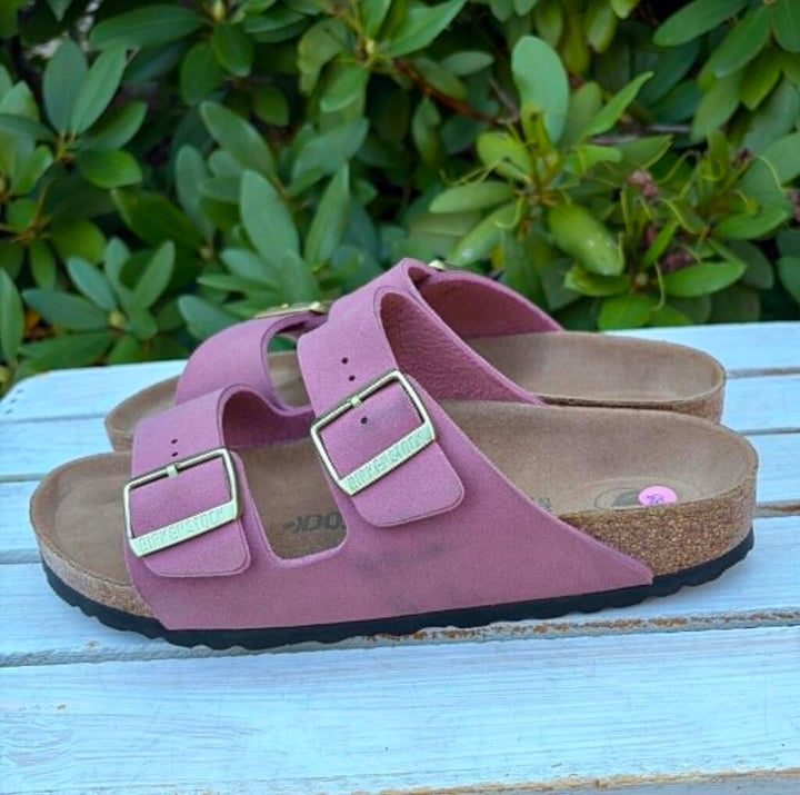 Birkenstock Arizona Synthetik Sandals in Berry Crush - Size 38