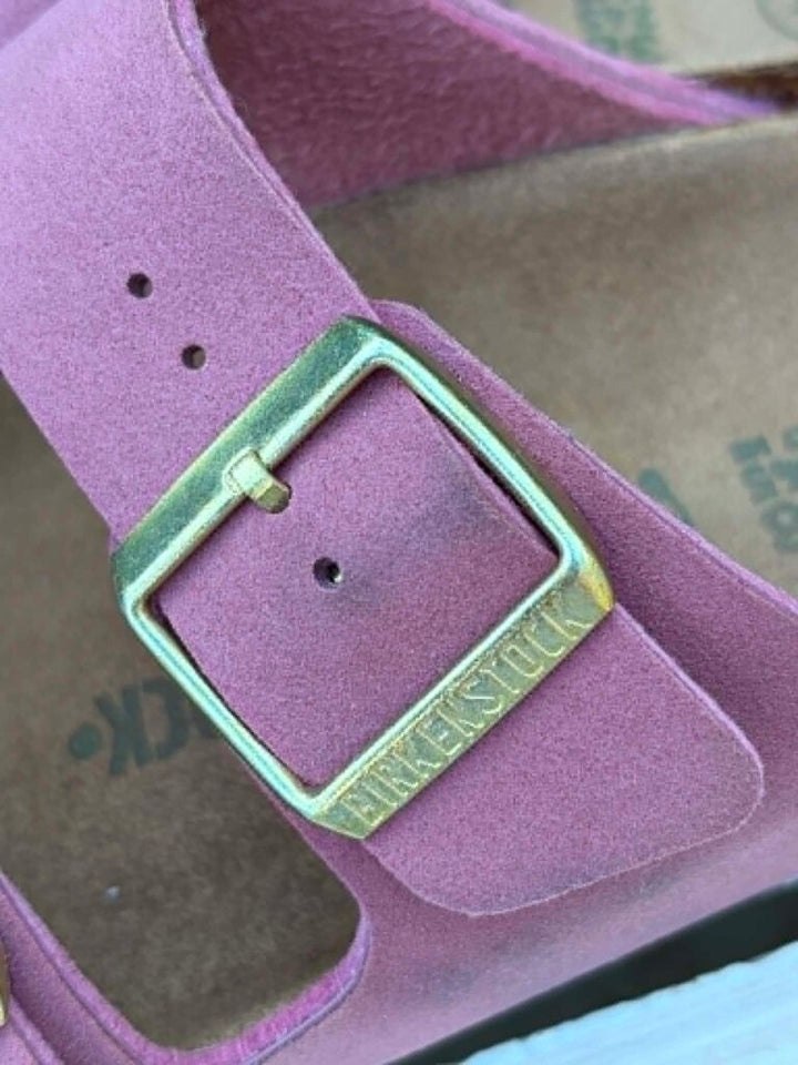 Birkenstock Arizona Synthetik Sandals in Berry Crush - Size 38