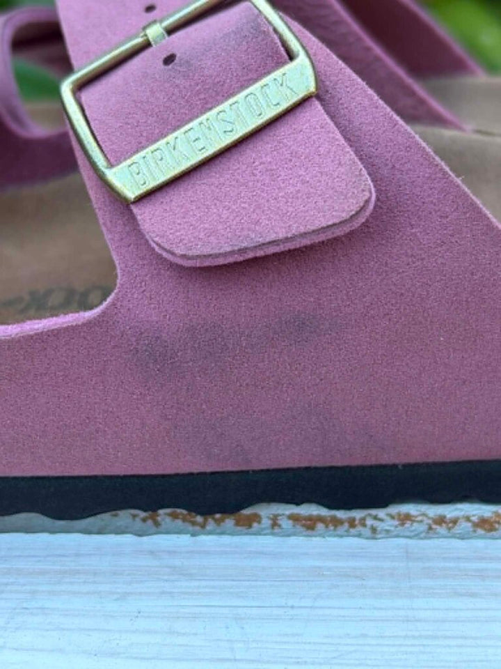 Birkenstock Arizona Synthetik Sandals in Berry Crush - Size 38