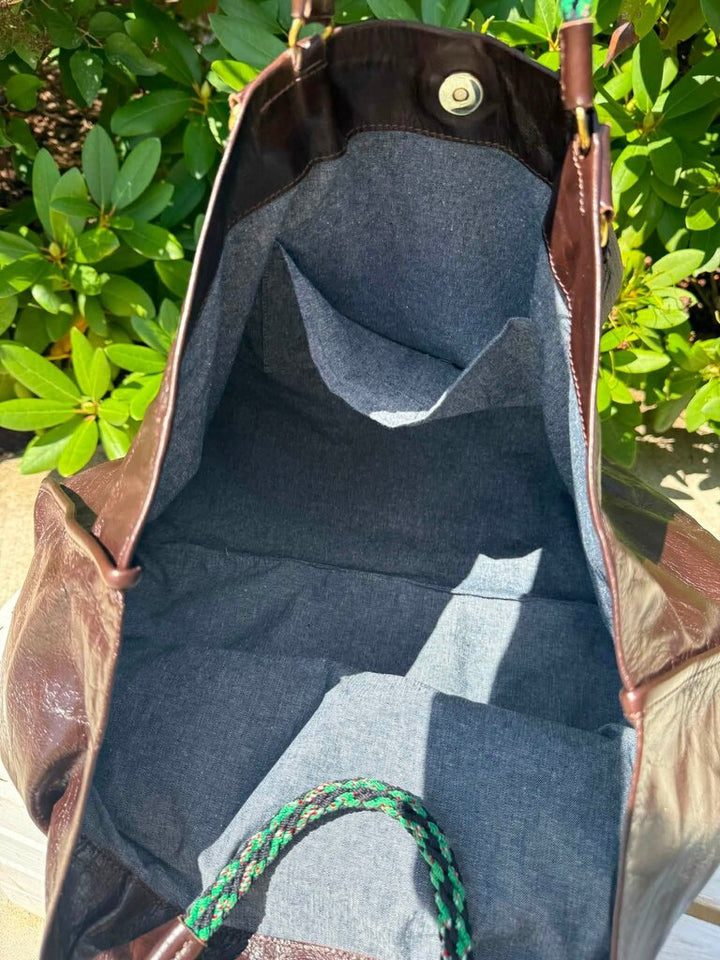 Clare V Grande Bateau Leather Tote (Retails For $545)