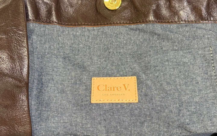 Clare V Grande Bateau Leather Tote (Retails For $545)