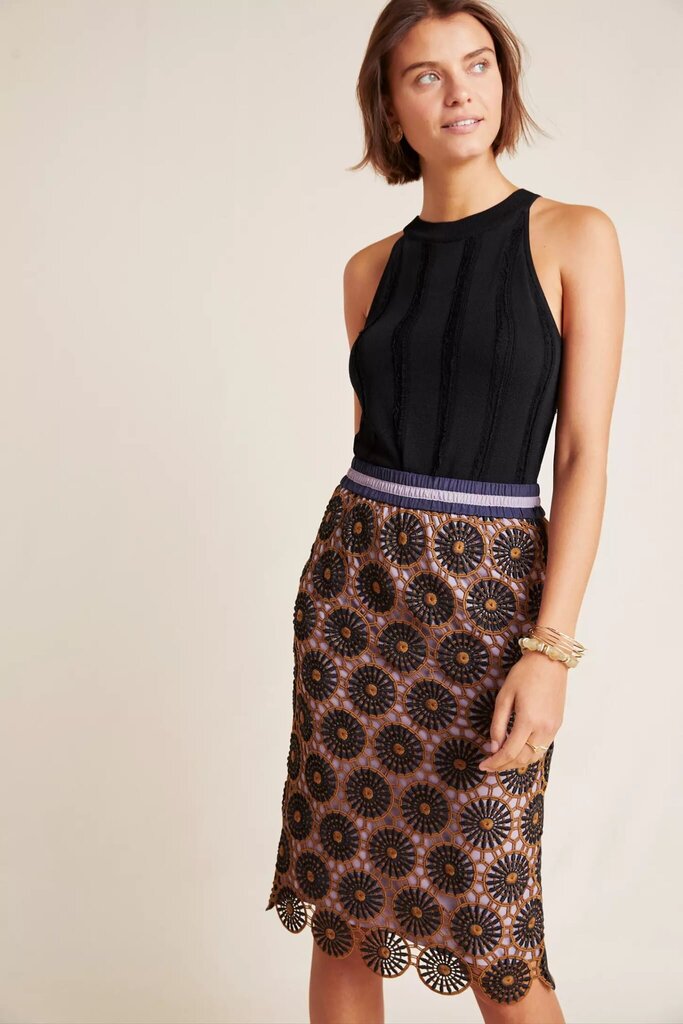Current Air NWT Loire Lace Pencil Skirt - Size XL