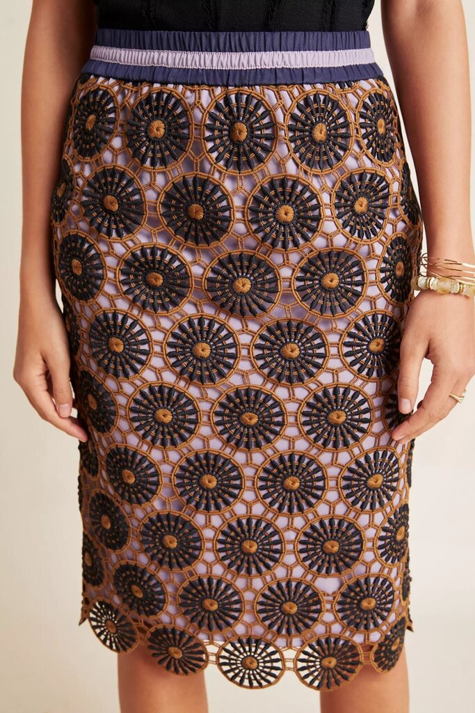 Current Air NWT Loire Lace Pencil Skirt - Size XL
