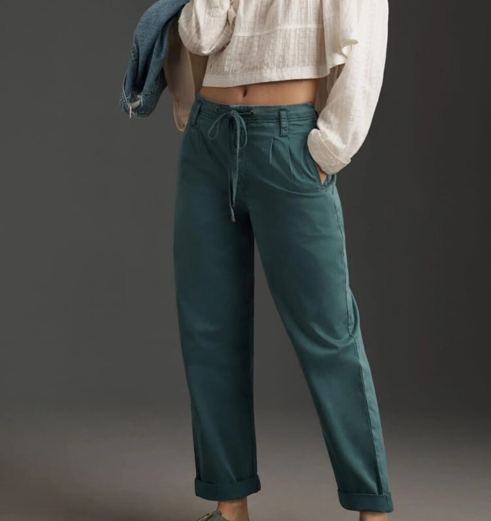 Pilcro Anthropologie Low-Rise Chino Pants - Size Small