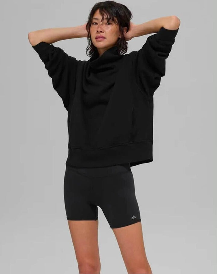 Alo Hazy Mock Neck Pullover - Size M/L (Retails For $138)