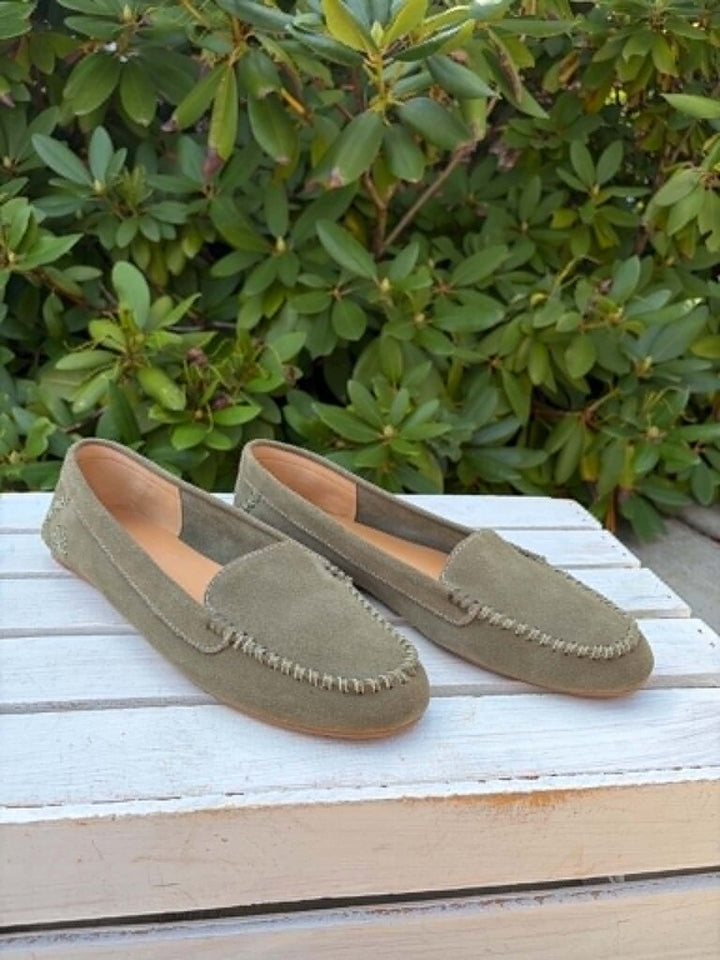 Jack Rogers Millie Glitter Moccasins - Size 9