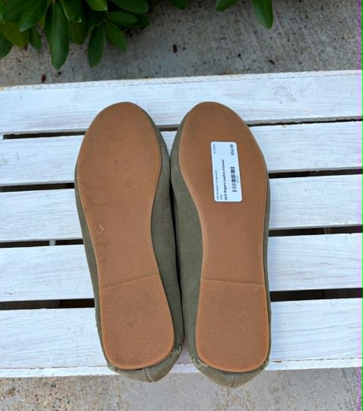Jack Rogers Millie Glitter Moccasins - Size 9