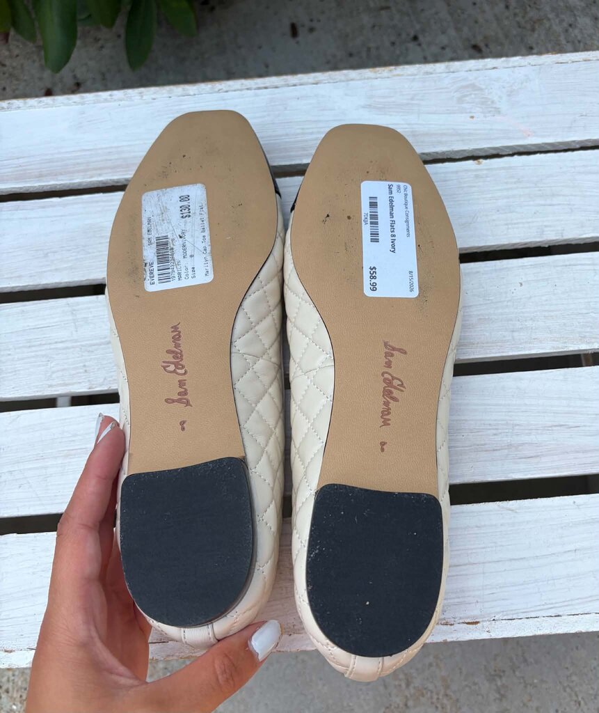 Sam Edelman Marilyn Cap Toe Ballet Flats - Size 8