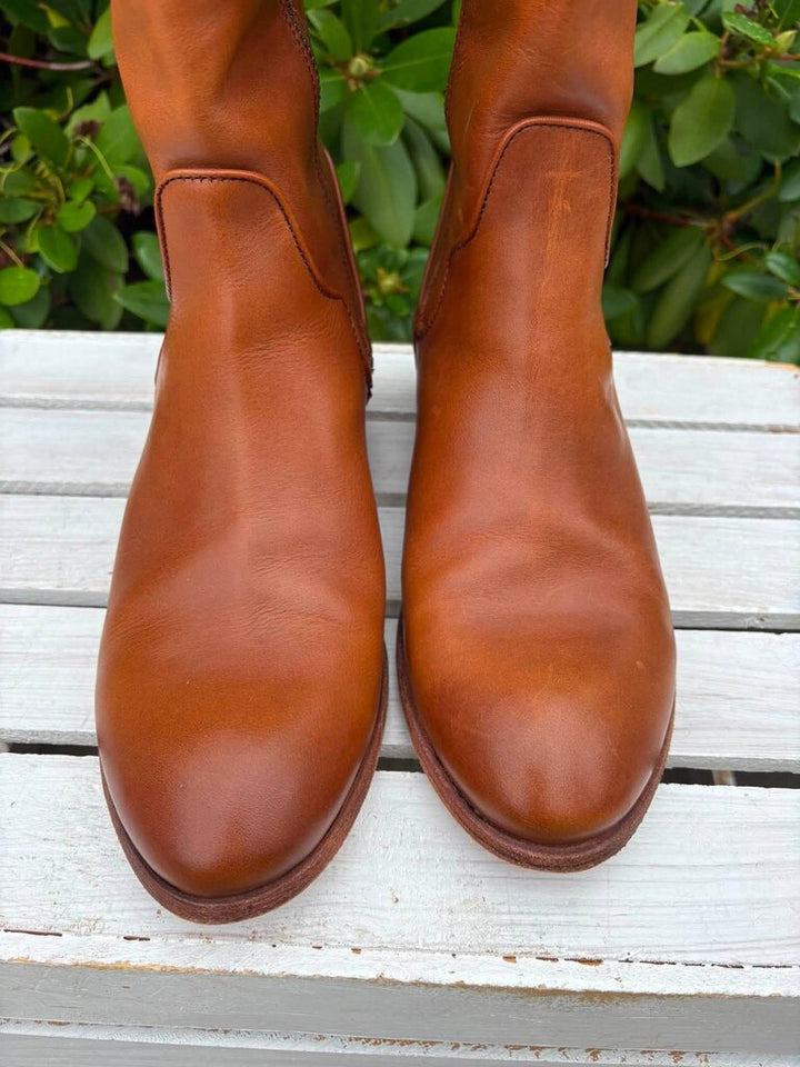 Frye Carson Indiana Leather Boots - Size 9