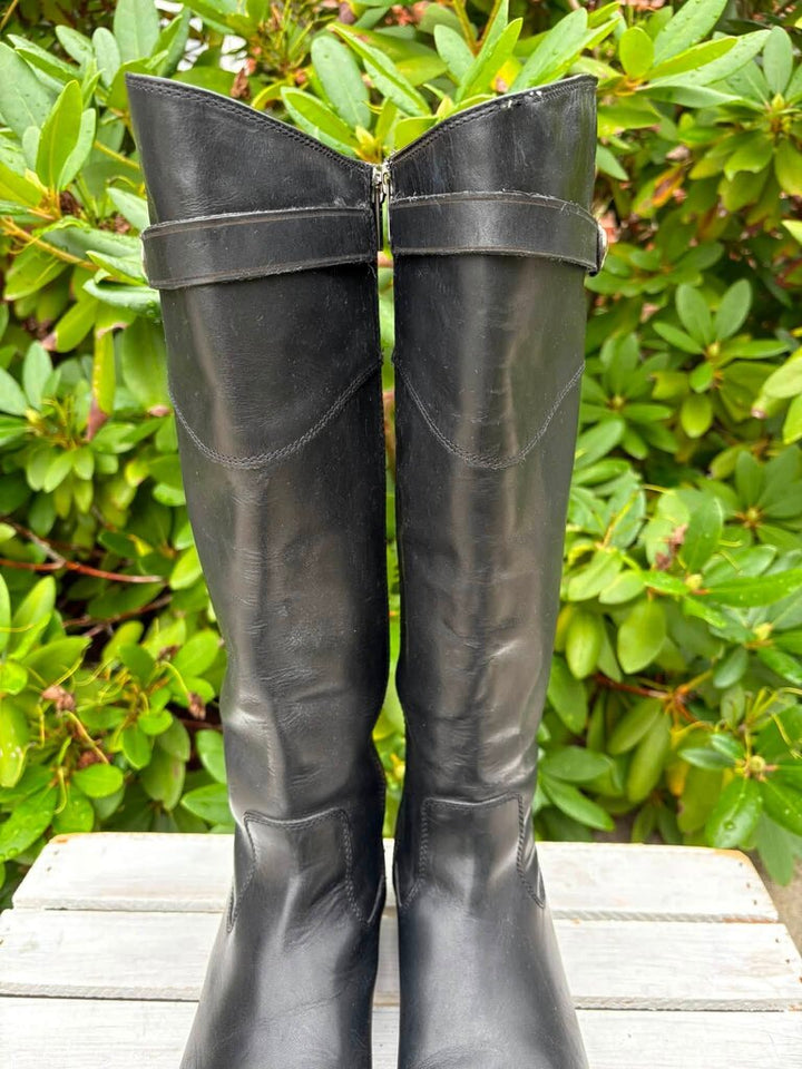 Frye Molly Button Tall Riding Boots - Size 8