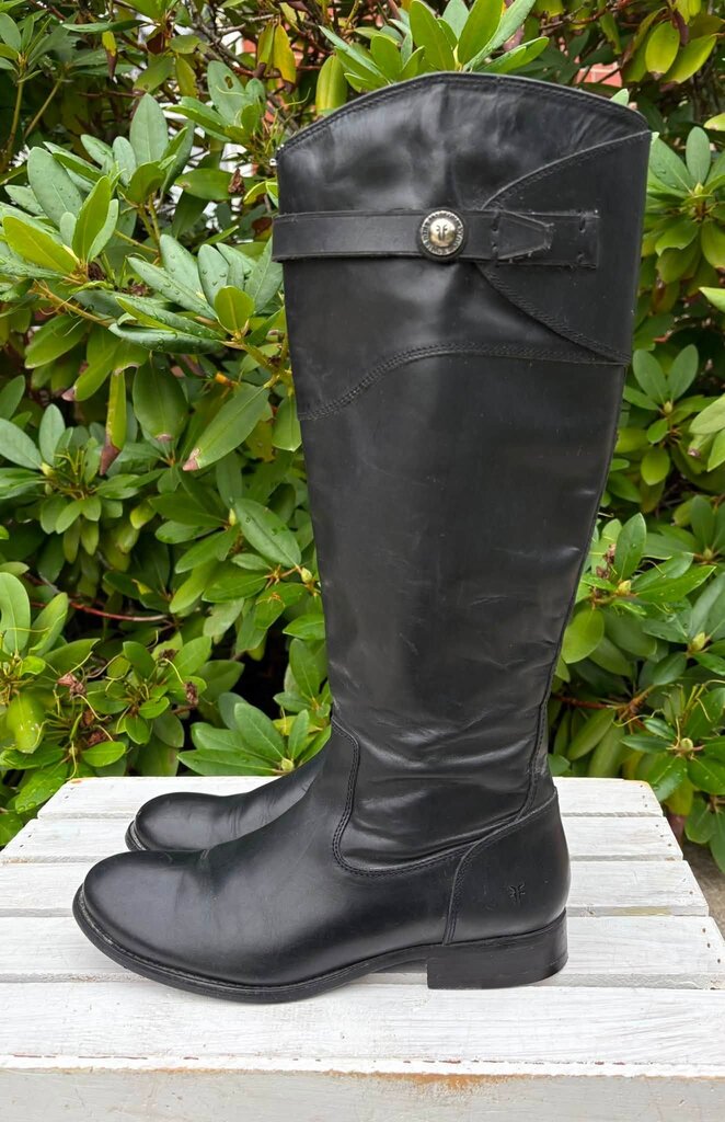 Frye Molly Button Tall Riding Boots - Size 8