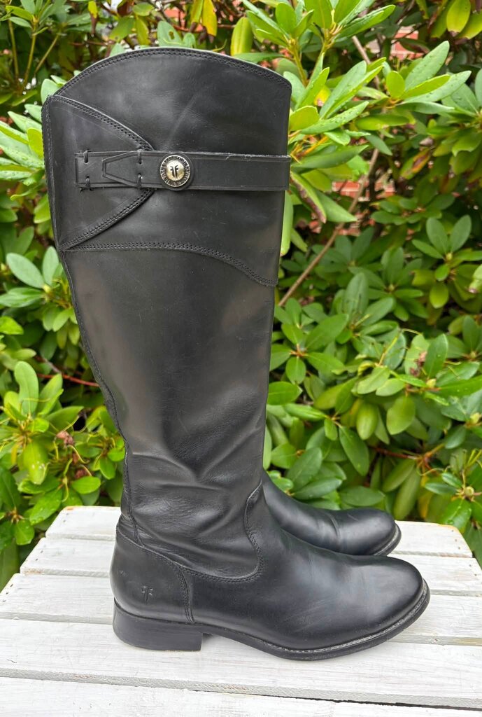 Frye Molly Button Tall Riding Boots - Size 8