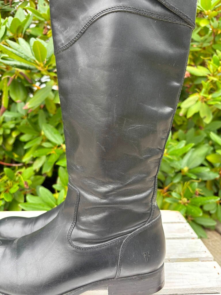 Frye Molly Button Tall Riding Boots - Size 8