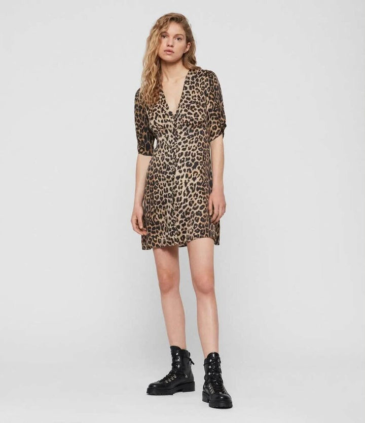 All Saints Kota Leppo Dress - Size Medium