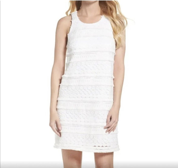 Lilly Pulitzer Anette Shift Dress In White - Size 0