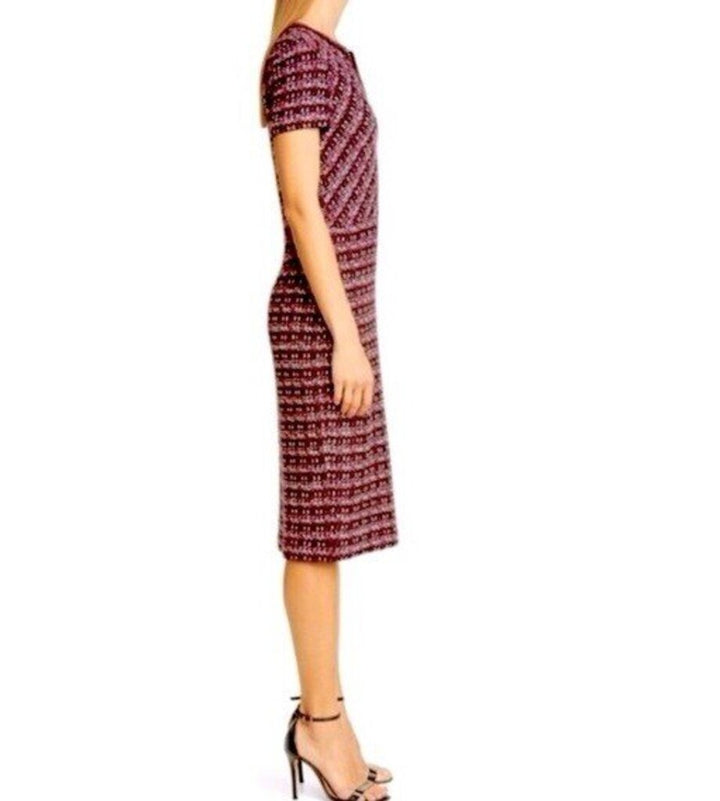 St John Tweed Pencil Dress - Size 12