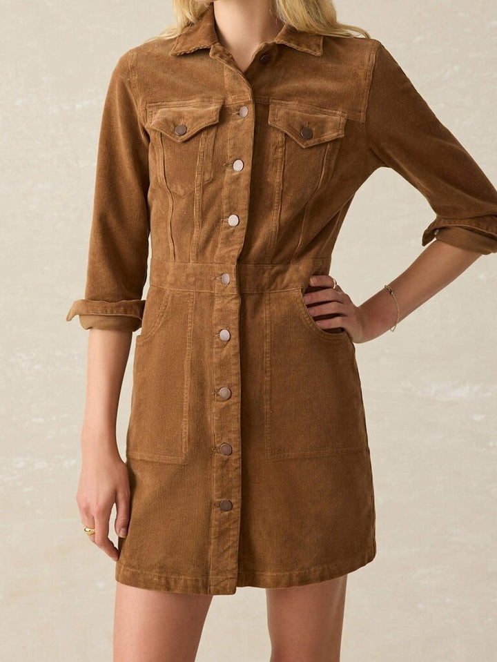 Faherty NWT Softstretch Cord Michelle Dress - Size 0 (Retails for $188)